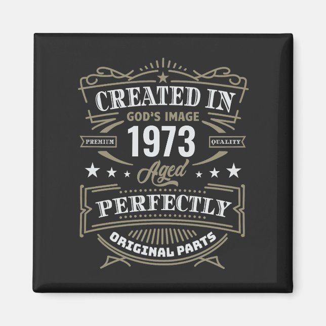 Imán Creado en la imagen personalizada de Dios (Frente)