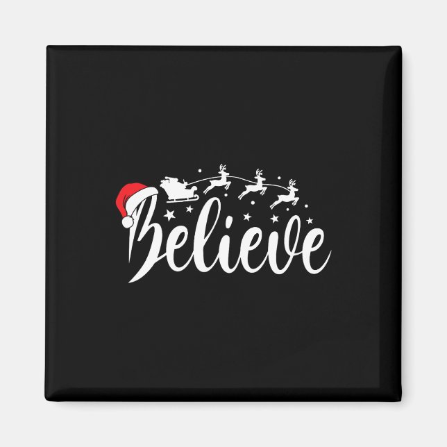 Imán Crean que Santa Xmas Navidades divertidos de Pajam (Frente)