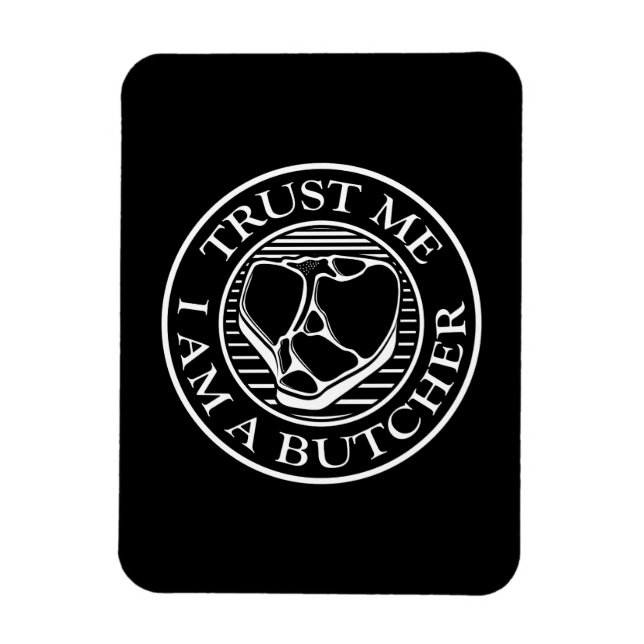 Imán Créanme, soy un carnicero. (Vertical)