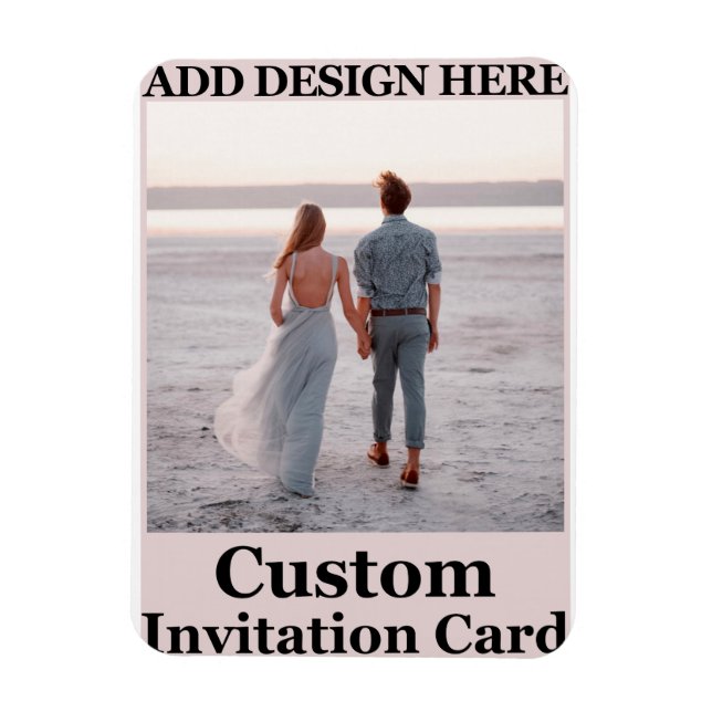 Imán crear su personalizado único (Vertical)