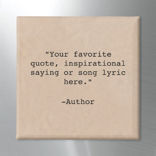 Imán Crear su propia cita Personalizado