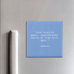 Imán Crear su propia cotización<br><div class="desc">Crea tu propio imán de presupuesto personalizado. Presenta una tipografía de máquina de escribir minimalista.</div>