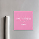 Imán Crear su propia cotización<br><div class="desc">Crea tu propio imán de presupuesto personalizado. Presenta una tipografía de máquina de escribir minimalista.</div>