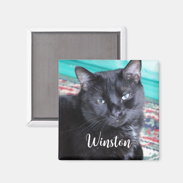 Imán Crear su propia foto y nombre Personalizado (Anverso/Reverso)