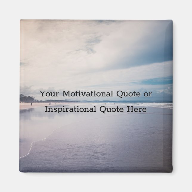 Imán Crear su propia oferta Inspiradora motivacional (Frente)