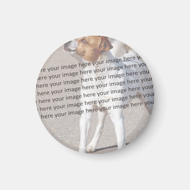 Imán 🤍 Crear su propia plantilla de Personalizado (Frente)