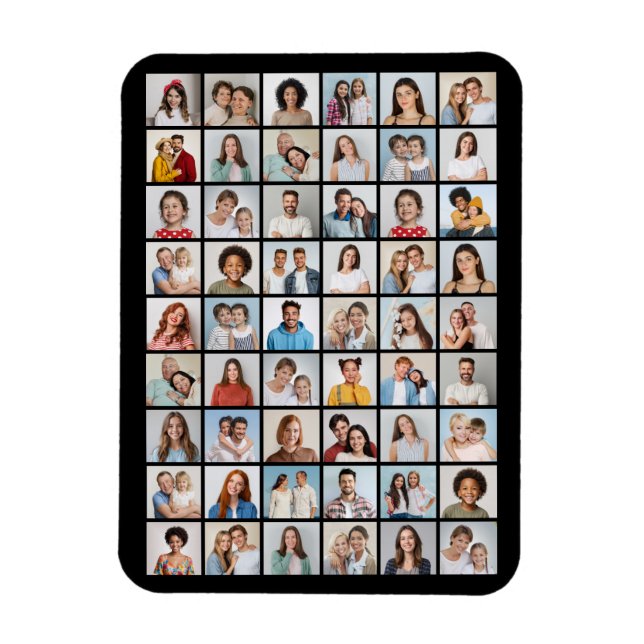 Imán Crear su propio Collage de fotos 54 (Vertical)