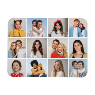 Imán Crear su propio Collage de fotos de 12
