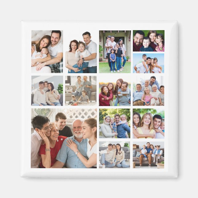 Imán Crear su propio Collage de fotos de 14 (Frente)