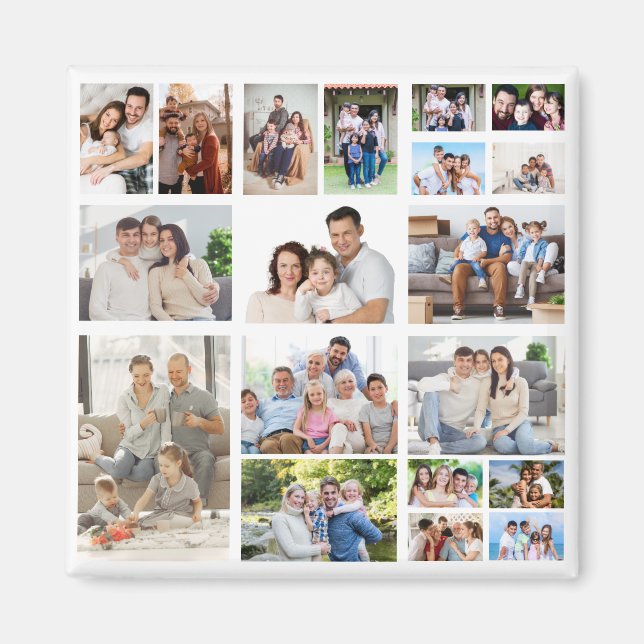 Imán Crear su propio Collage de fotos de 19 (Frente)