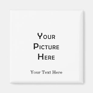 Imán Crear su propio diseño fotográfico de plantilla en