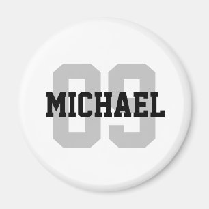 Imán Crear su propio número de nombre personalizado