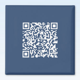 Imán Crear un código QR explorable Azul de la armada