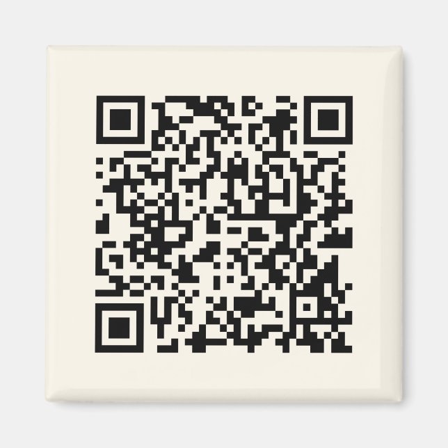 Imán Crear un código QR instantáneamente | Editable fue (Frente)