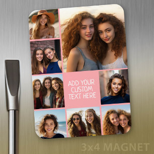 Imán Crear un Collage de fotos Personalizado - 8 fotos
