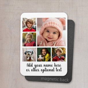 Imán Crear un Collage de fotos Personalizado con 6 foto