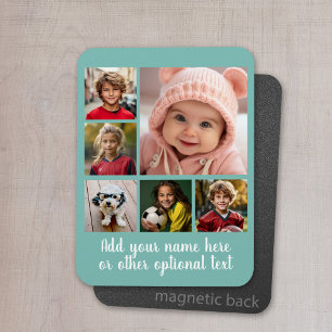 Imán Crear un Collage de fotos Personalizado con 6 foto