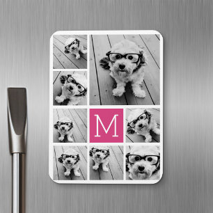 Imán Crear un Collage de fotos Personalizado con 8 foto