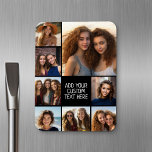 Imán Crear un Collage de fotos Personalizado con 8 foto<br><div class="desc">Usa tus fotos o fotos favoritas para hacer un toque divertido para compartir con tus amigos.</div>