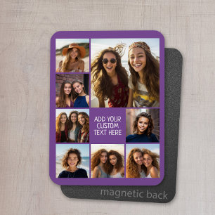 Imán Crear un Collage de fotos Personalizado con 8 foto