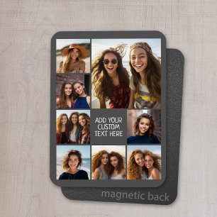 Imán Crear un Collage de fotos Personalizado con 8 foto
