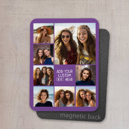 Imán Crear un Collage de fotos Personalizado con 8 foto