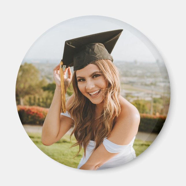 Imán Create Your Own Custom Graduate Photo (Frente)