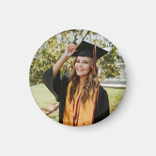 Imán Create Your Own Custom Graduate Photo (Frente)