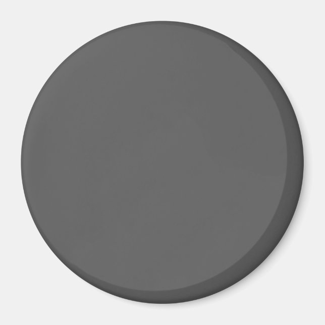 Imán Create Your Own dark gray Custom Design (Frente)