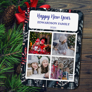 Imán Create your own Happy New Year photo collage