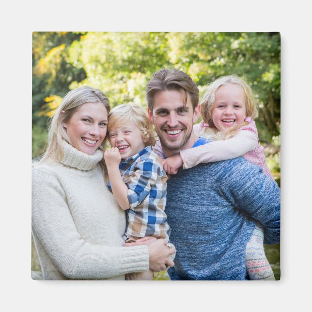 Imán Create Your Own Photo Custom Picture DIY (Frente)