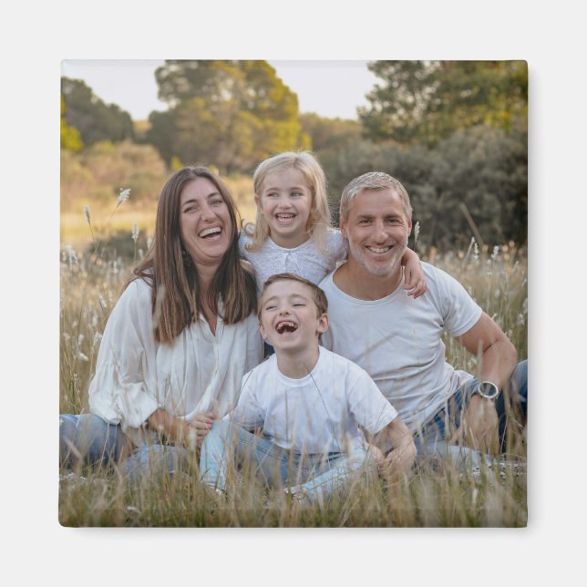 Imán Create Your Own Photo Custom Picture DIY (Frente)