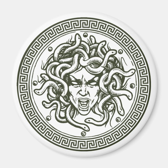 Imán Creatura de mitología griega de Medusa (Frente)