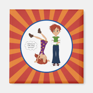 Imán Crecer con Abbey y Sam Magnet