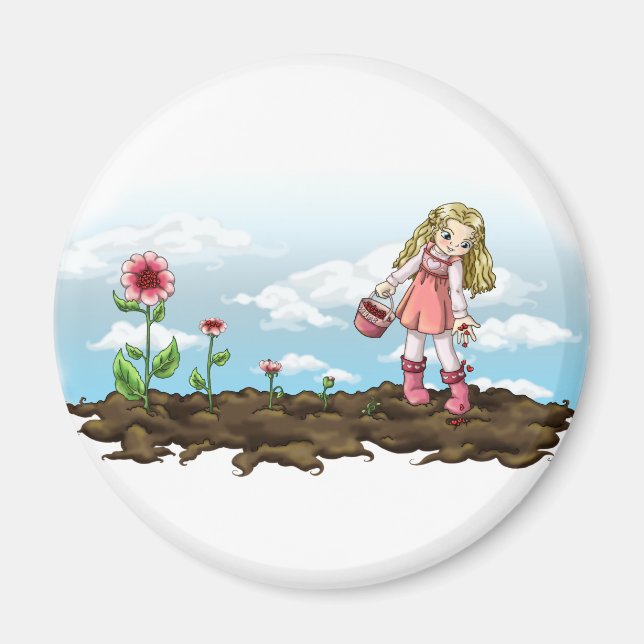 Imán Crecer corazones (Frente)