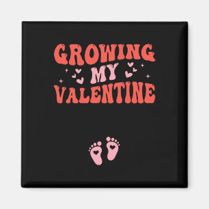 Imán Crecer mi valente de Invitación de embarazo en San