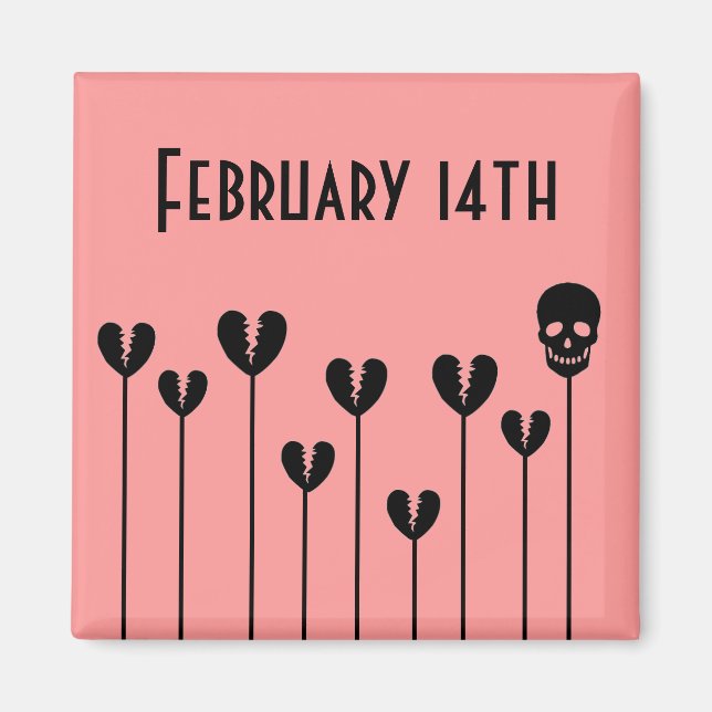 Imán Creciendo corazones rotos (Frente)