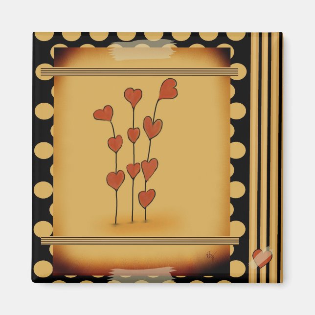 Imán Crecimiento de los corazones (Frente)