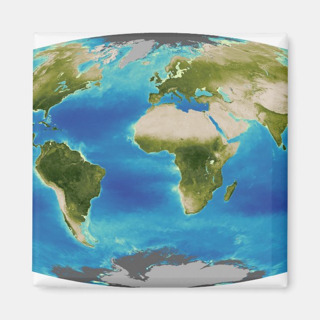 Imán Crecimiento medio de la planta de la Tierra (Frente)