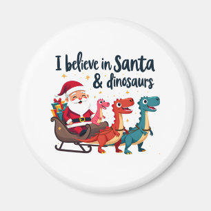 Imán cree en Santa y los dinosaurios (Santa Elena
