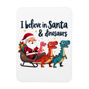 Imán cree en Santa y los dinosaurios (Santa Elena