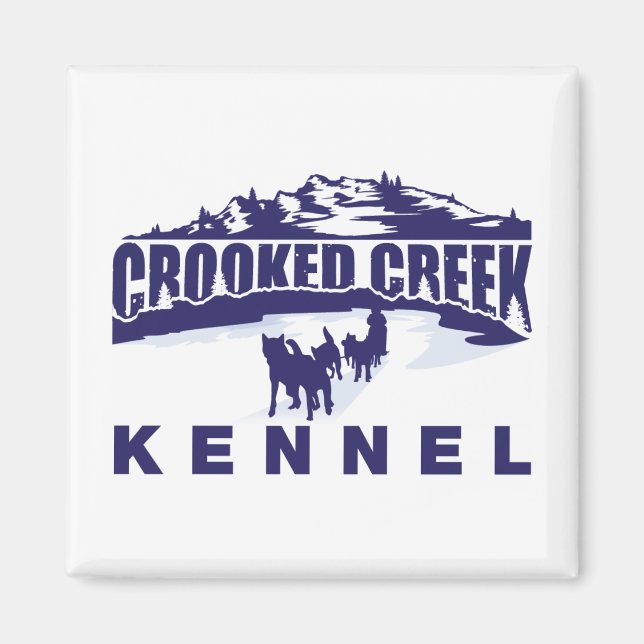 Imán Creek Crooked Kennel Fridge Magnet (Frente)