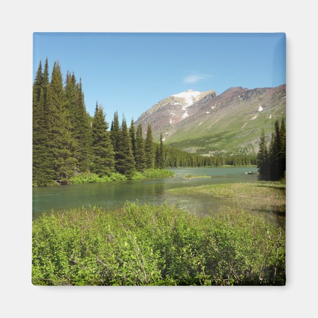 Imán Creek de Grinnell en el Parque Nacional Glacier (Frente)