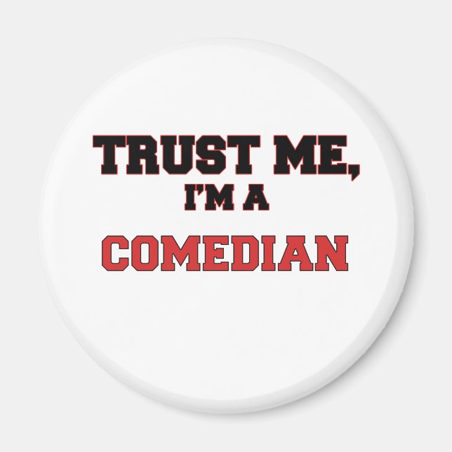Imán Créeme, soy mi comediante (Frente)