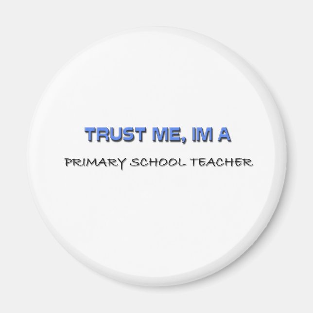 Imán Créeme, soy profesor de primaria (Frente)