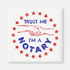 Imán Créeme, soy un apretón de manos notarial