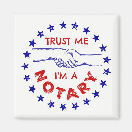 Imán Créeme, soy un apretón de manos notarial