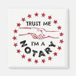 Imán Créeme, soy un apretón de manos notarial