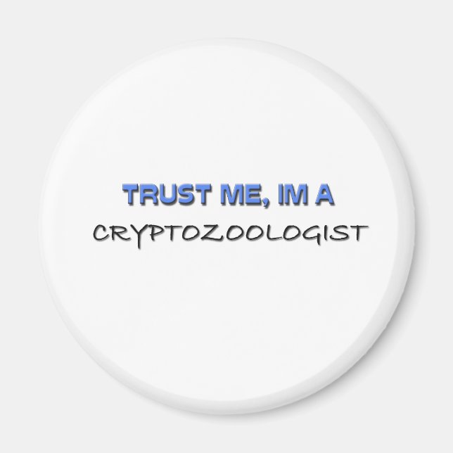 Imán Créeme, soy un criptozoólogo (Frente)