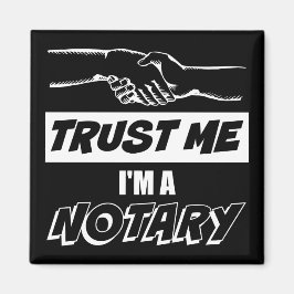 Imán Créeme, soy un gran apretón de manos notarial